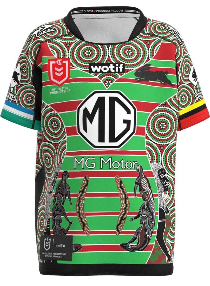 South Sydney Rabbitohs 2023 NRL Kids Indigenous Jersey