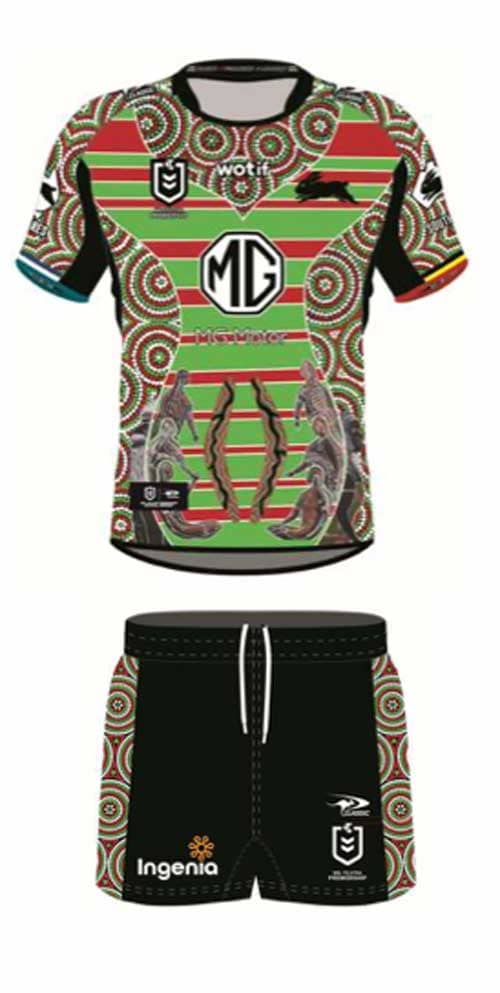 South Sydney Rabbitohs 2023 NRL Toddler Indigenous Jersey