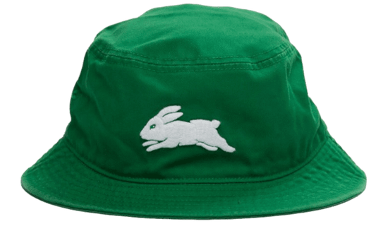 South Sydney Rabbitohs NRL Mens Green Twill Bucket Hat
