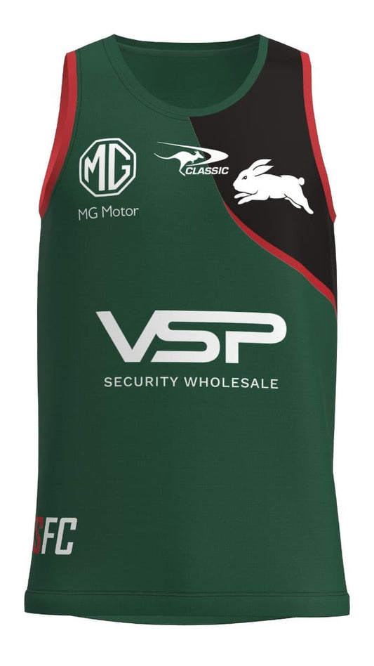 South Sydney Rabbitohs 2023 NRL Green Training Singlet