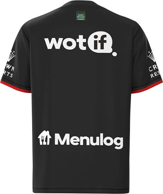South Sydney Rabbitohs 2023 NRL Black Training Shirt