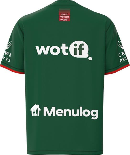 South Sydney Rabbitohs 2023 NRL Green Training Shirt