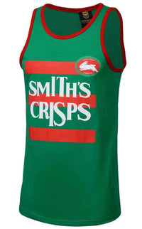 South Sydney Rabbitohs NRL Mens Retro Singlet