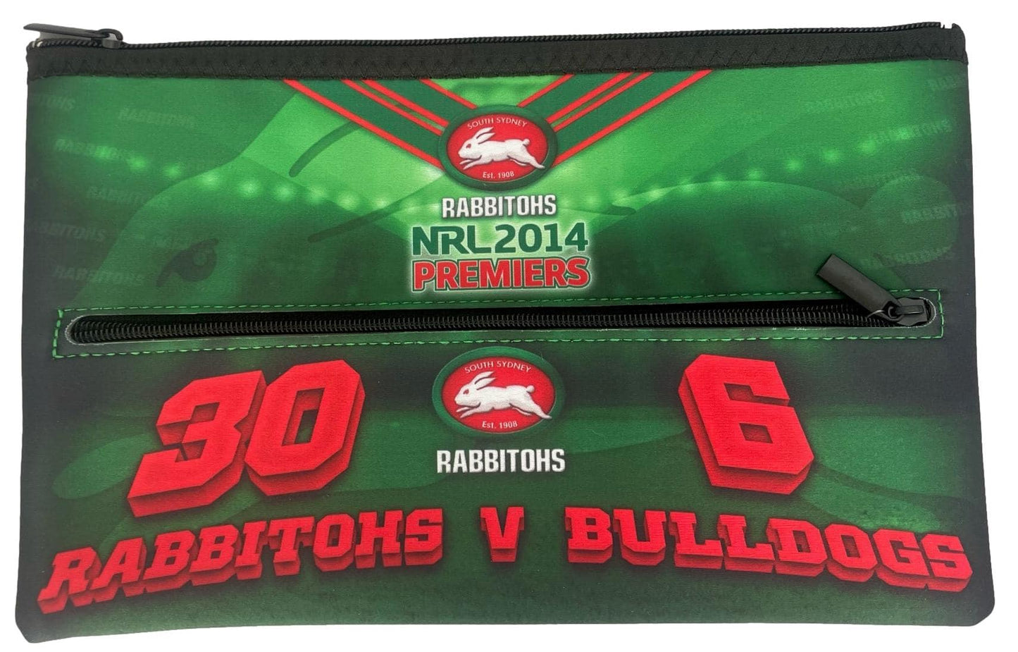 South Sydney Rabbitohs NRL Premiers Large Pencil Case