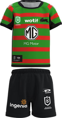 South Sydney Rabbitohs NRL Toddler Home Jersey + Shorts
