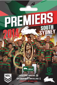 South Sydney Rabbitohs 2014 NRL Premiers Trophy Keyring