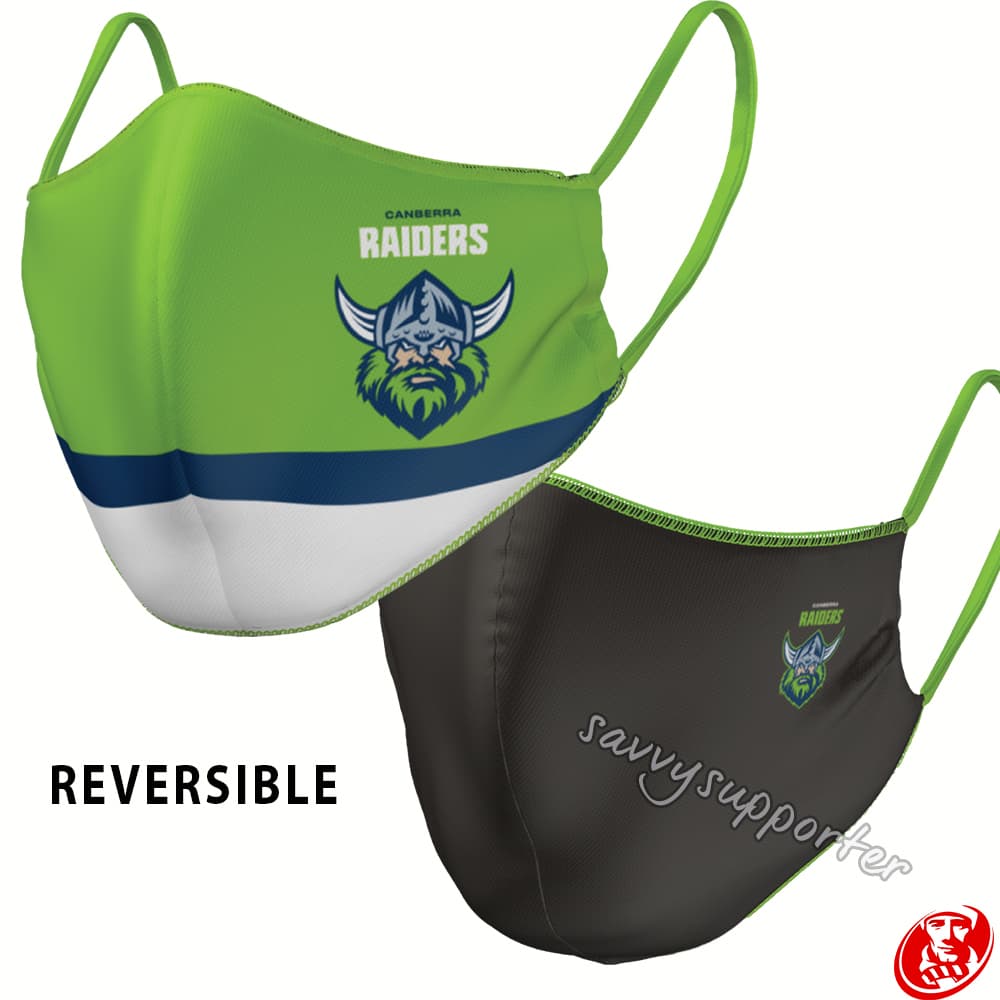 Canberra Raiders NRL Reversible Face Mask