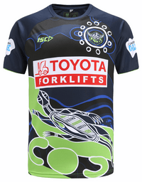 Canberra Raiders NRL Mens Indigenous Run Out Tee