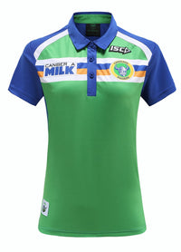 Canberra Raiders NRL Ladies Heritage Canberra Milk Polo Shirt