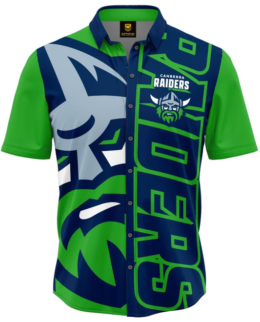 Canberra Raiders NRL Mens Showtime Party Shirt