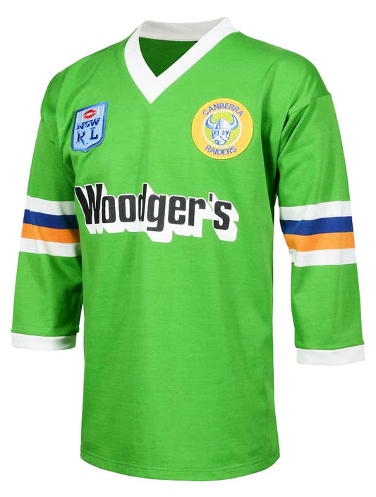Canberra Raiders NRL 1989 Retro Heritage Woodgers Jersey