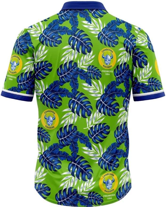 Canberra Raiders 1994 Premiers Anniversary Hawaiian Shirt