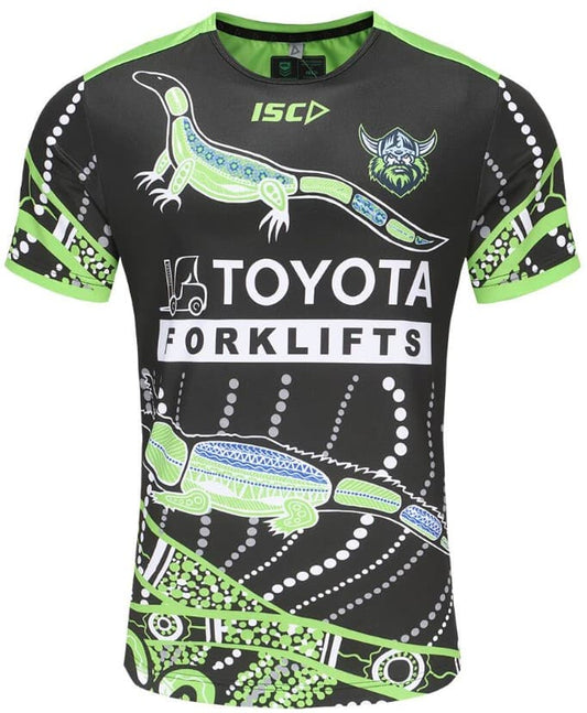 Canberra Raiders NRL Mens Indigenous Run Out Shirt