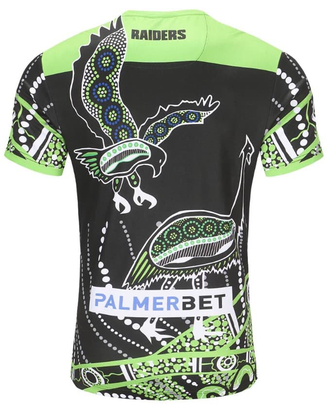 Canberra Raiders NRL Mens Indigenous Run Out Shirt