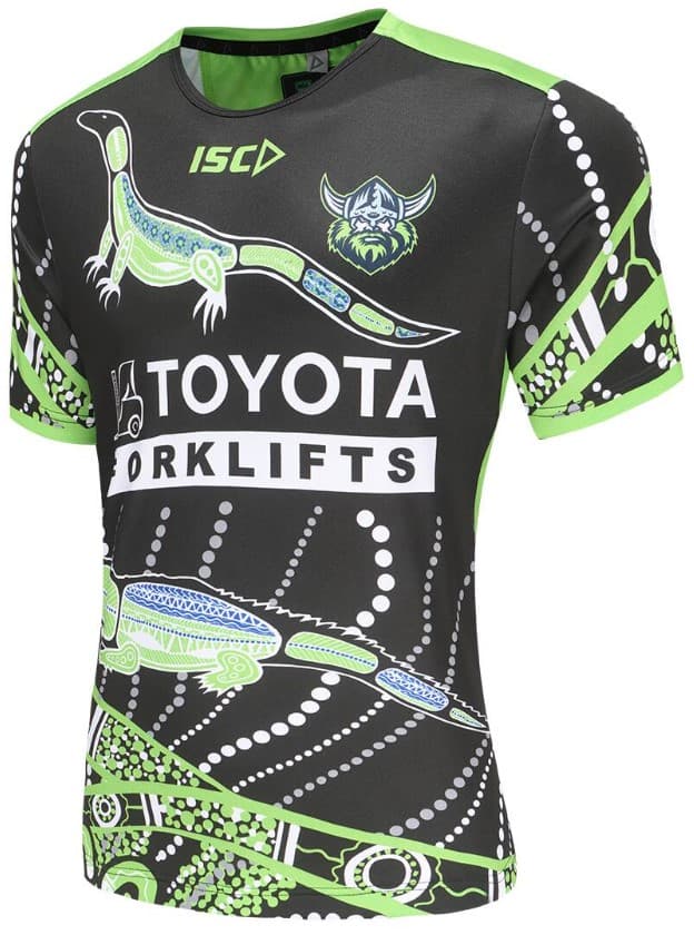 Canberra Raiders NRL Mens Indigenous Run Out Shirt