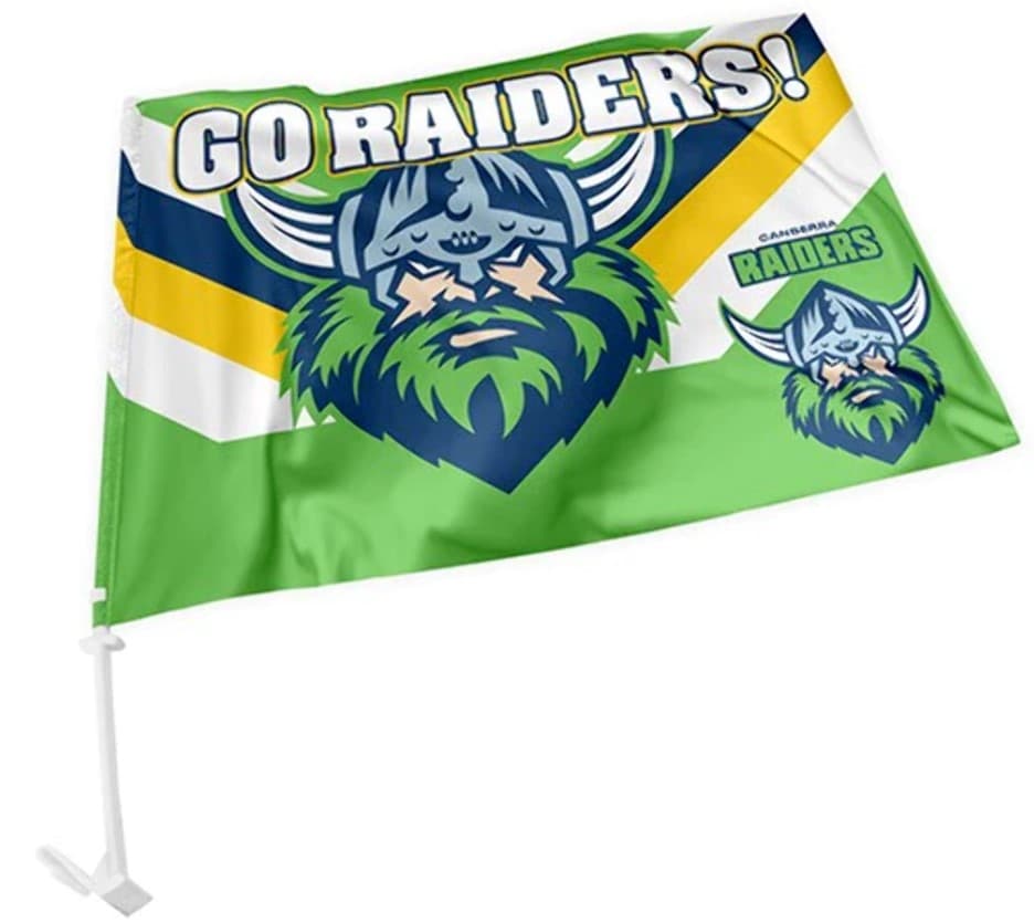 Canberra Raiders NRL Car Flag (x1)