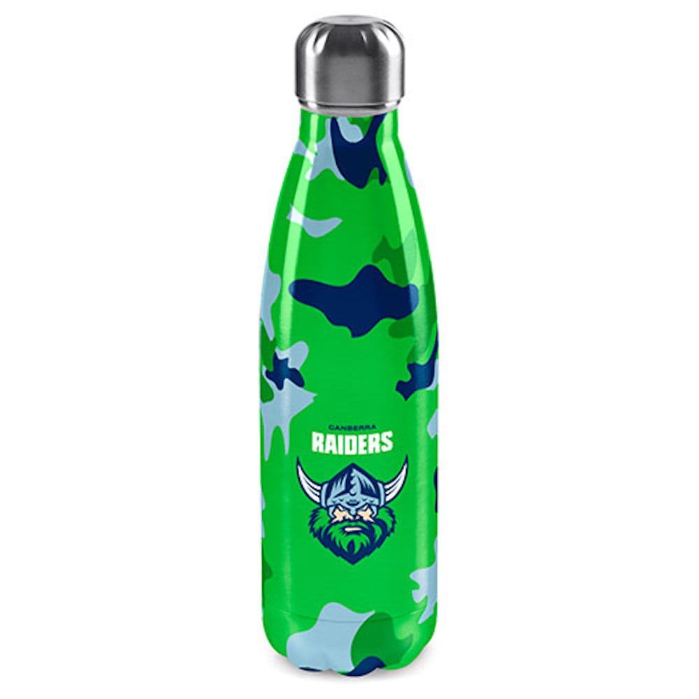 Canberra Raiders NRL 500ml Steel Wrap Bottle