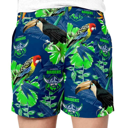 Canberra Raiders NRL Mens Hawaiian Shorts