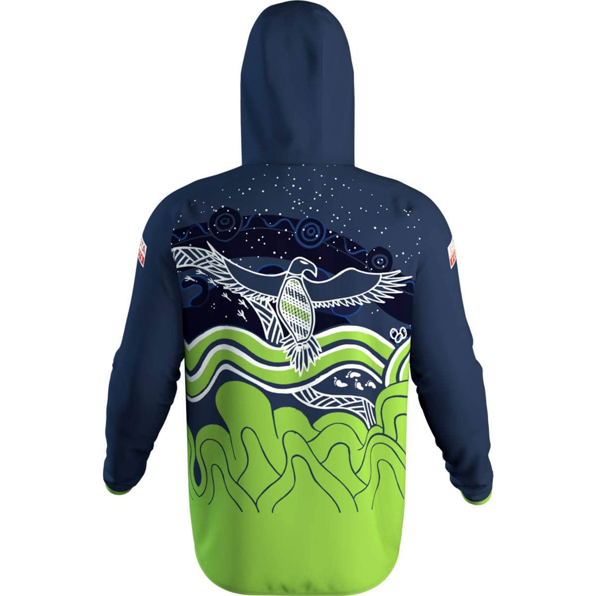 Canberra Raiders NRL Mens Indigenous Zip Hoody Jacket