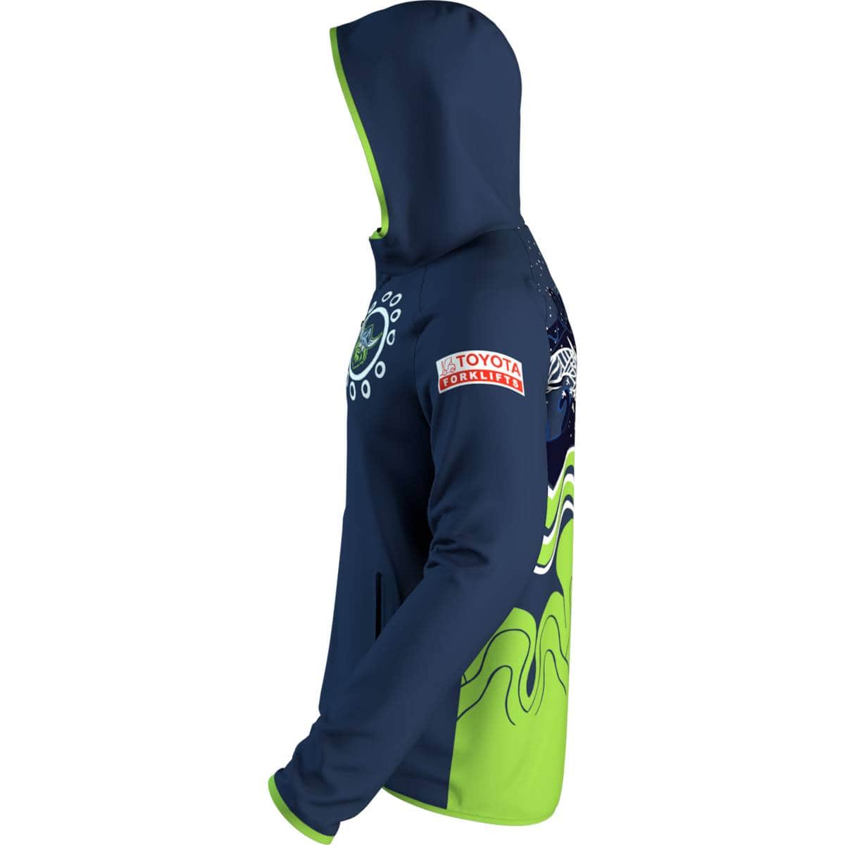 Canberra Raiders NRL Mens Indigenous Zip Hoody Jacket