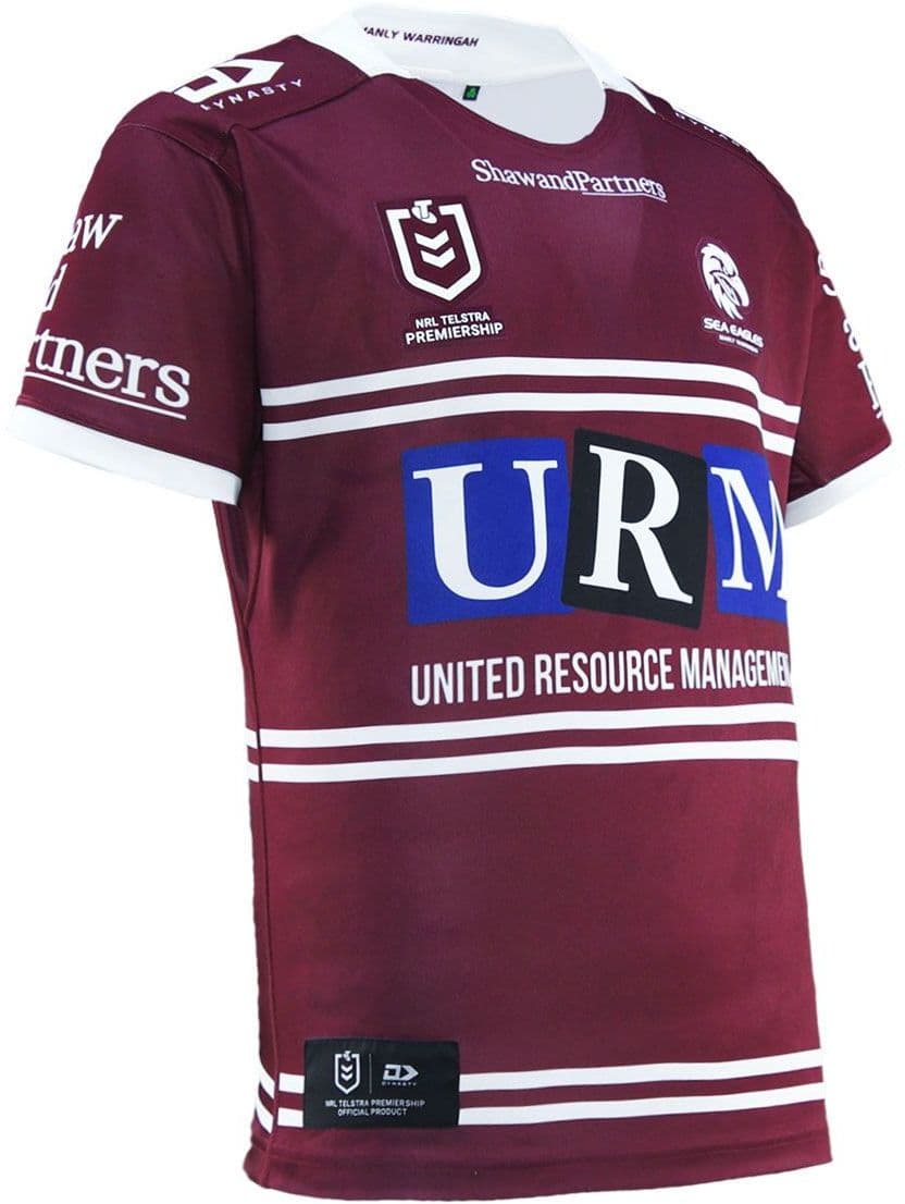 Manly Sea Eagles 2025 NRL Kids Home Jersey