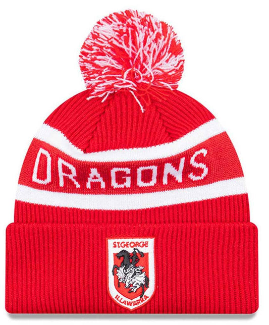 St George Dragons 2025 NRL New Era Knit Beanie
