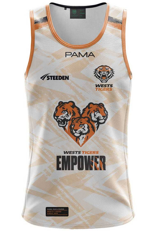 Wests Tigers 2025 NRL Mens Training Singlet