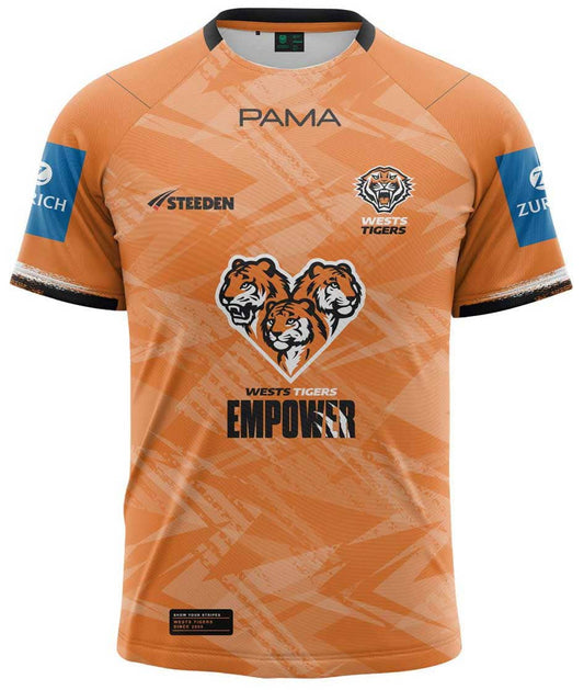 Wests Tigers 2025 NRL Mens Training Shirt