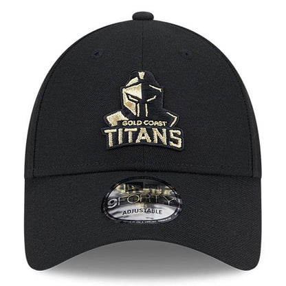 Gold Coast Titans 2025 New Era Gold 9Forty Snap Cap