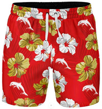 Redcliffe Dolphins NRL Mens Aloha Volley Swim Shorts
