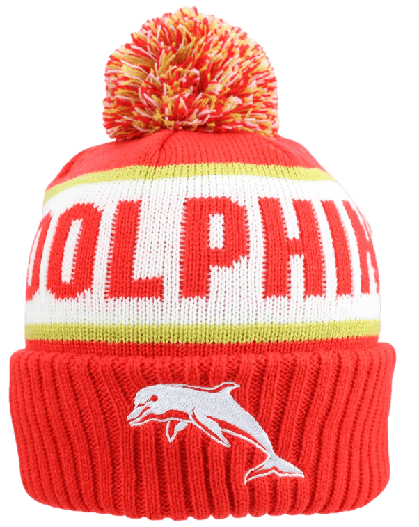 Redcliffe Dolphins NRL Adults Striker Beanie