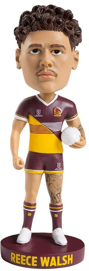 Reece Walsh Brisbane Broncos NRL Player Bobblehead