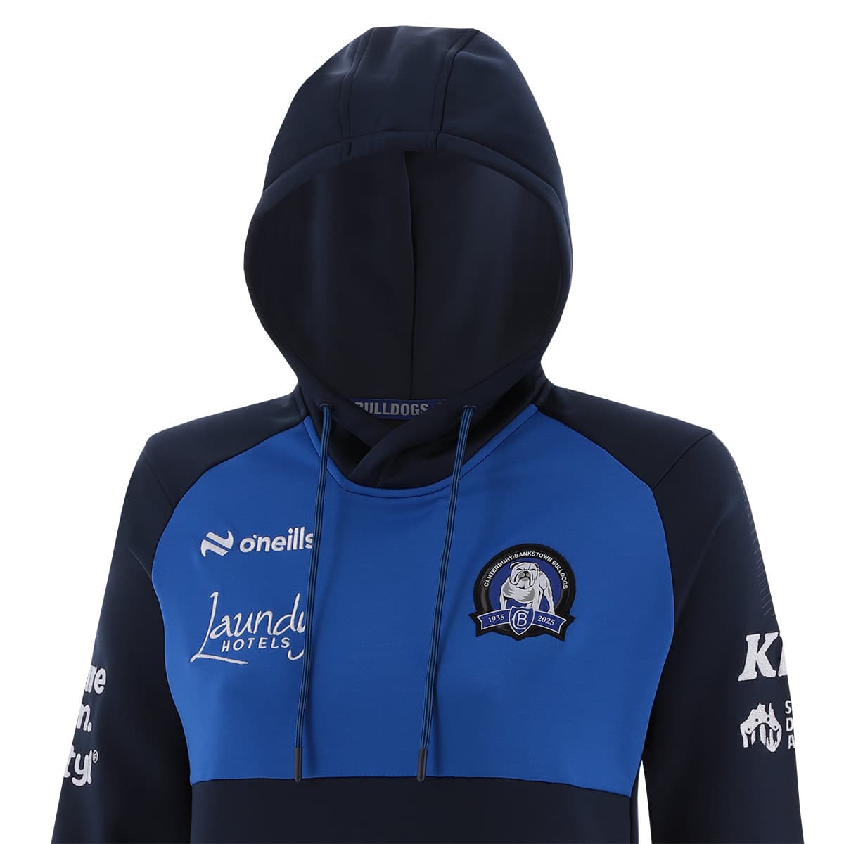 Canterbury Bulldogs 2025 NRL Ladies Players Fleece Hoodie