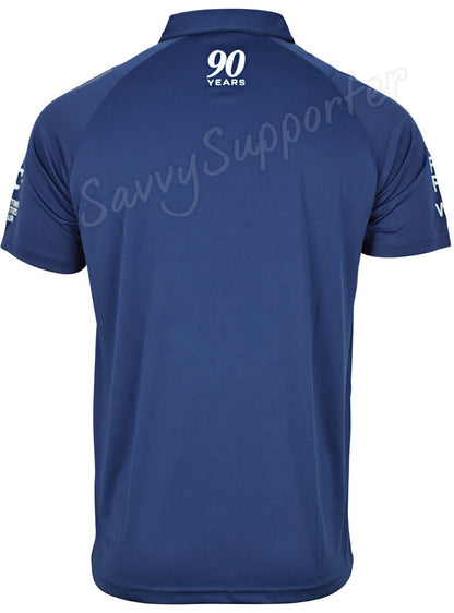 Canterbury Bulldogs 2025 NRL Ladies Navy Media Polo Shirt