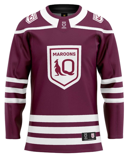 QLD Maroons 2025 State of Origin Mens Enforcer Hockey Jersey