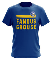 Parramatta Eels NRL 'Famous Grouse' Cotton Retro Tee