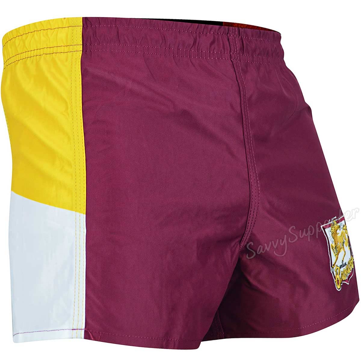 Brisbane Broncos NRL Retro Footy Shorts