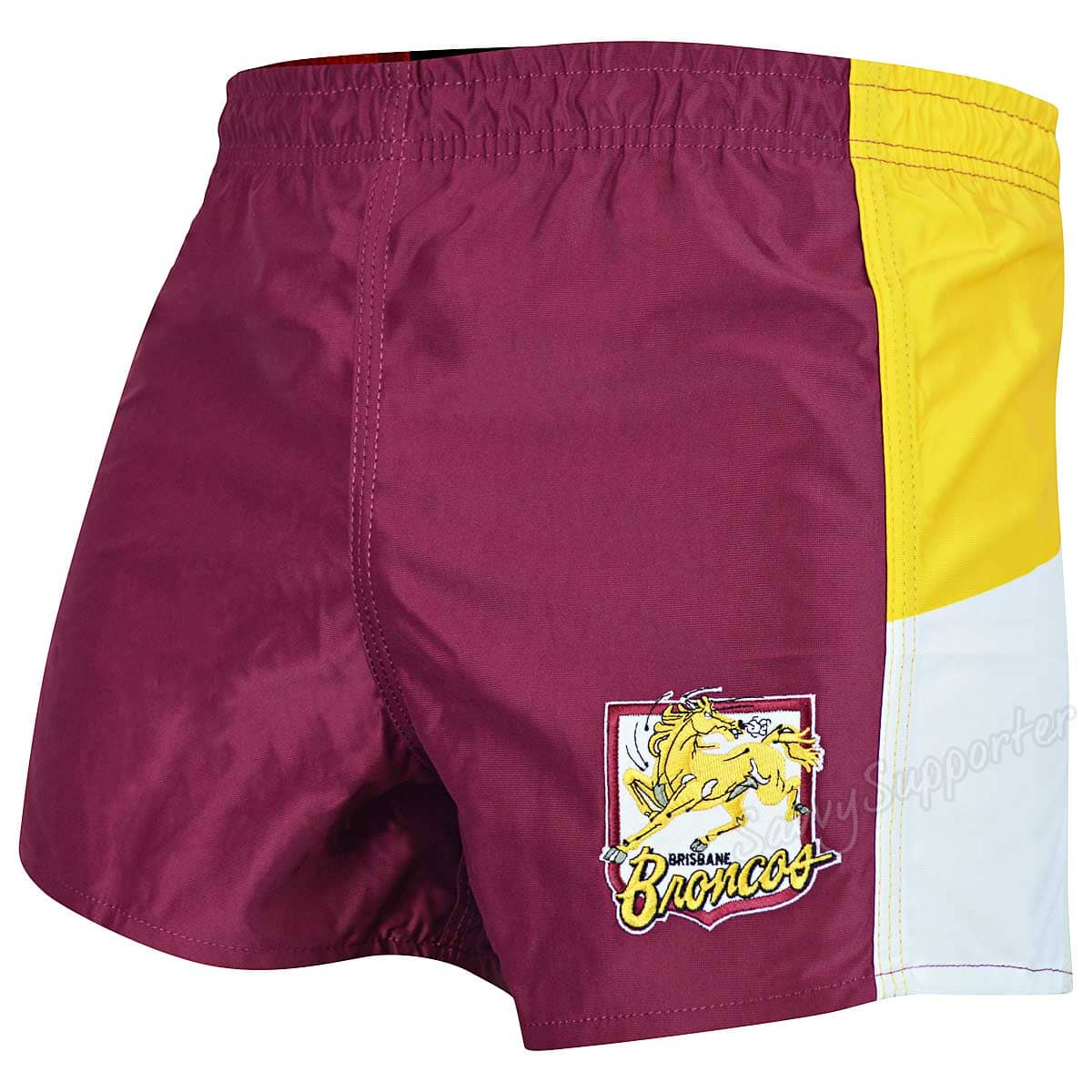Brisbane Broncos NRL Retro Footy Shorts