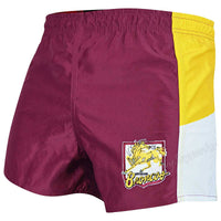 Brisbane Broncos NRL Retro Footy Shorts