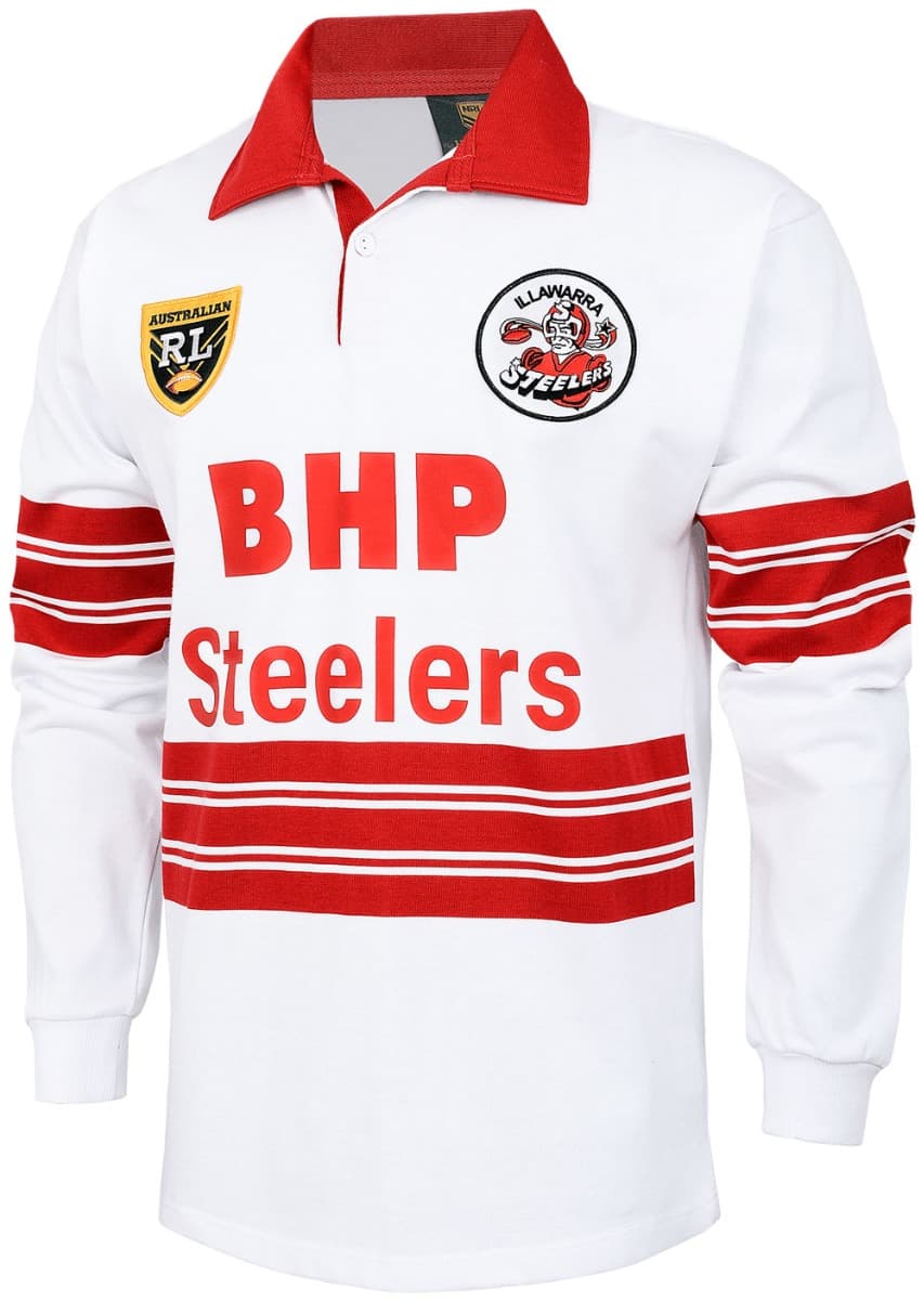Illawarra Steelers 1997 NRL Mens Retro Away Jersey
