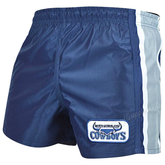 North Queensland Cowboys NRL Retro Footy Shorts
