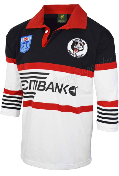 North Sydney Bears 1992 Citibank Retro Jersey