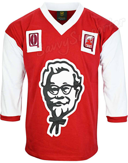 Redcliffe Dolphins Mens KFC Heritage Retro Jersey