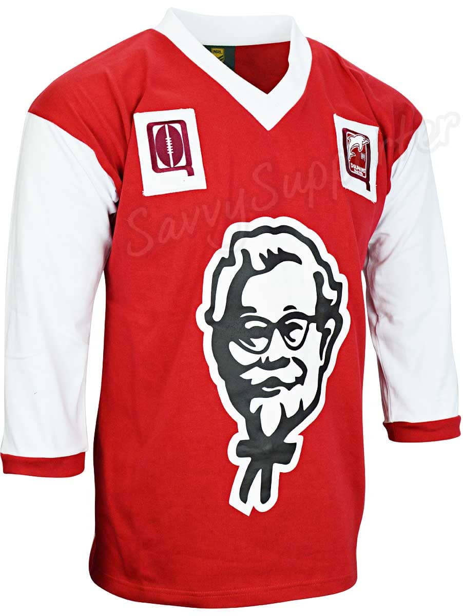 Redcliffe Dolphins Mens KFC Heritage Retro Jersey