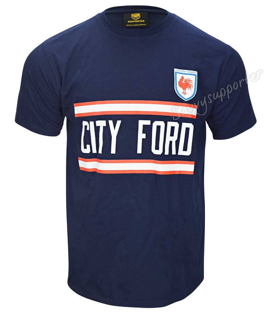Sydney Roosters NRL Mens 1976 Retro Tee