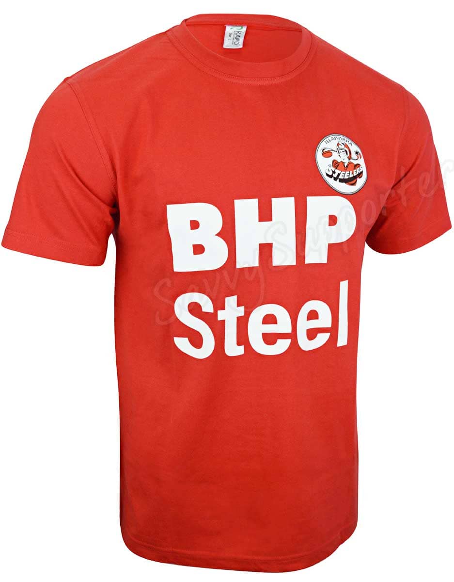 Illawarra Steelers NRL 1987 BHP Mens Retro Tee