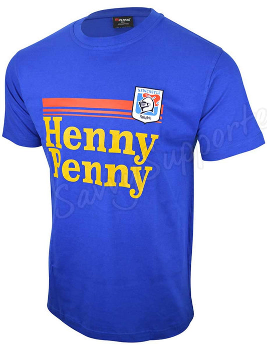 Newcastle Knights NRL Mens 1988 Cotton Retro Tee