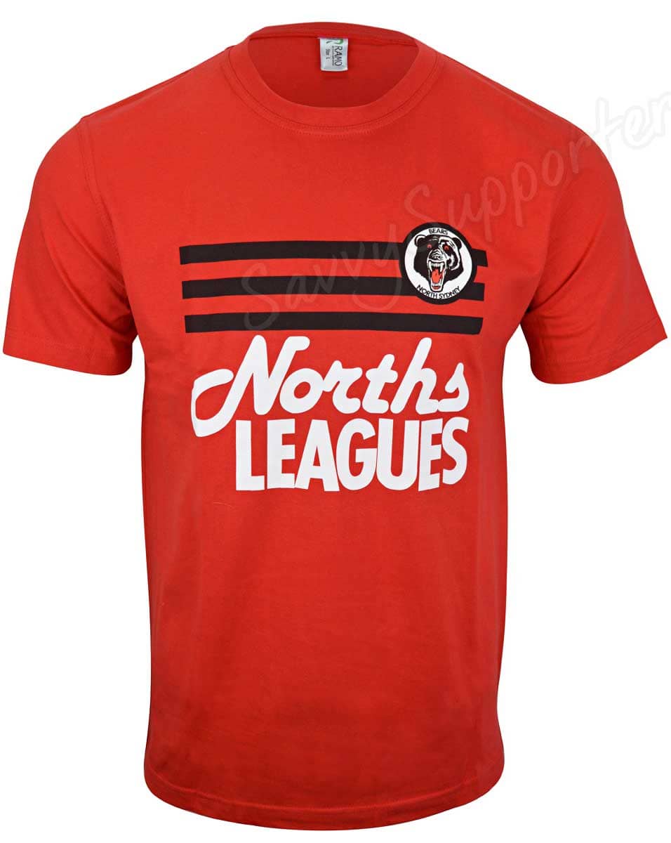 North Sydney Bears NRL 1991 Mens Retro Tee