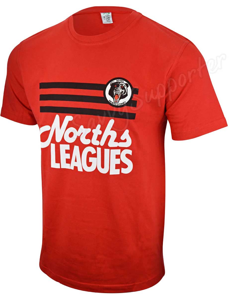 North Sydney Bears NRL 1991 Mens Retro Tee