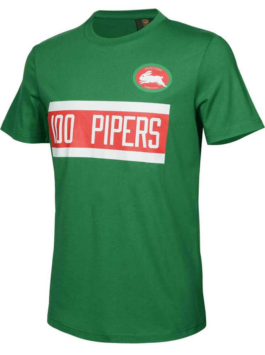 South Sydney Rabbitohs NRL Mens 1982 Cotton Retro Tee